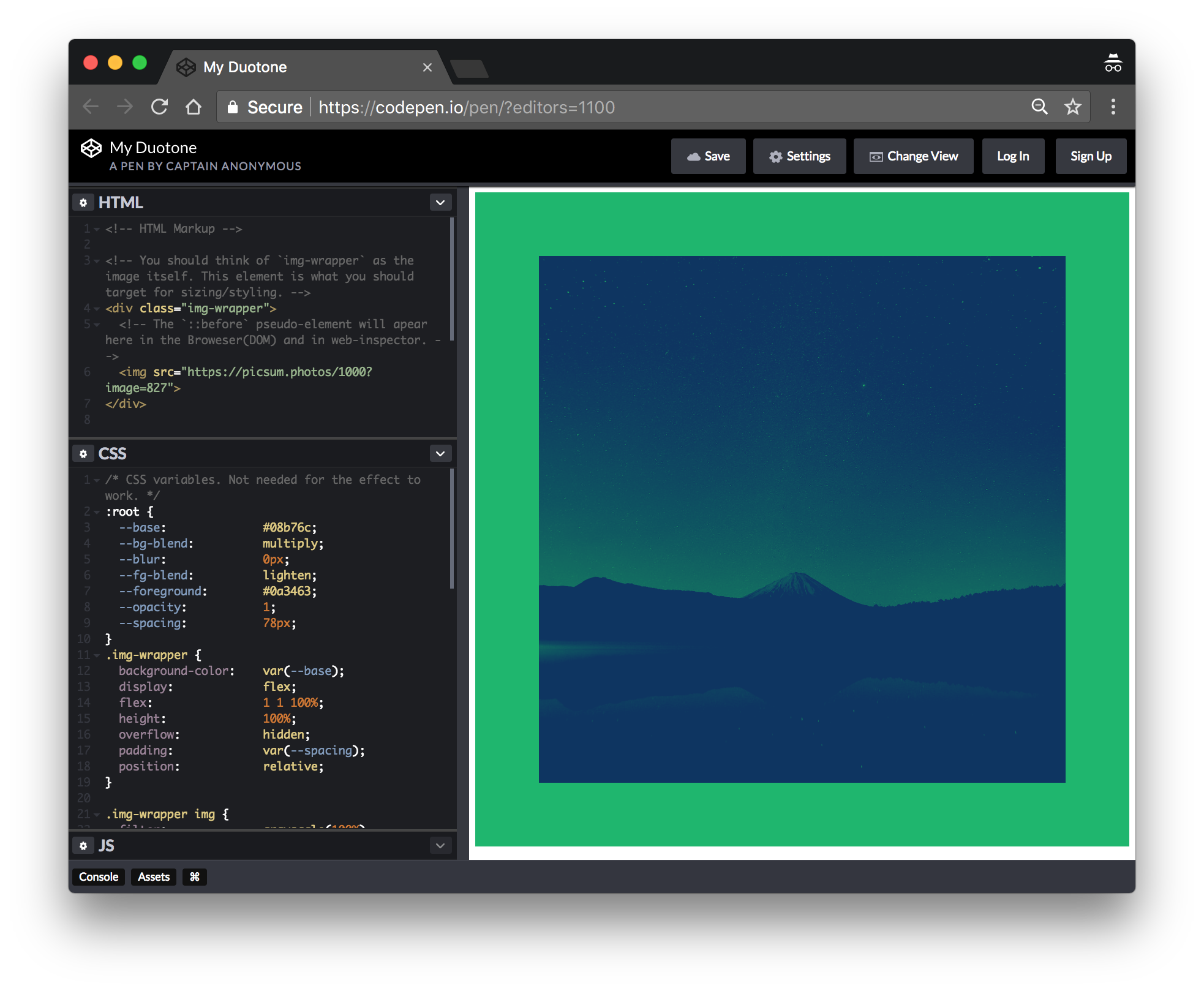 CSS Duotone Generator gallery image
