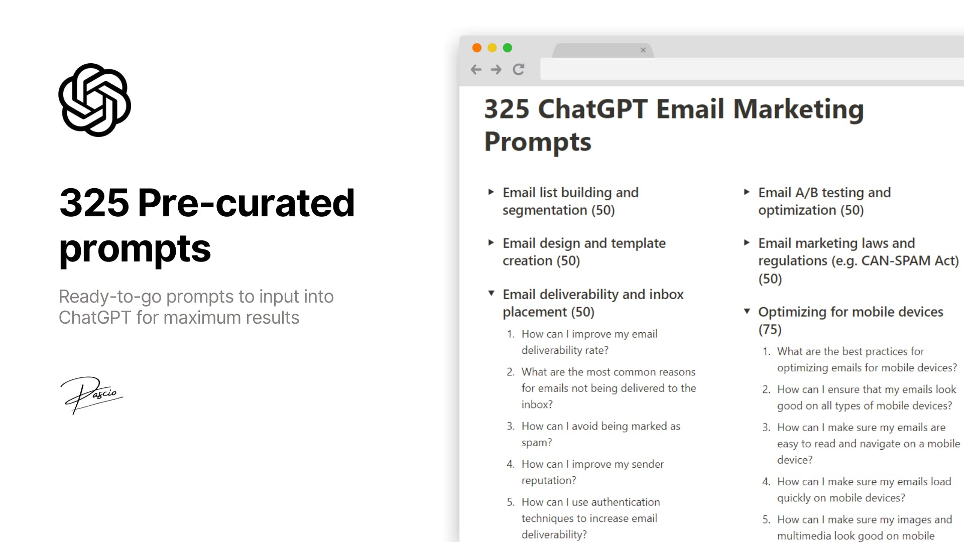 500 ChatGPT Email Marketing Prompts Pack media 2
