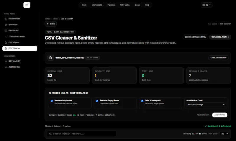 Datio screenshot 1