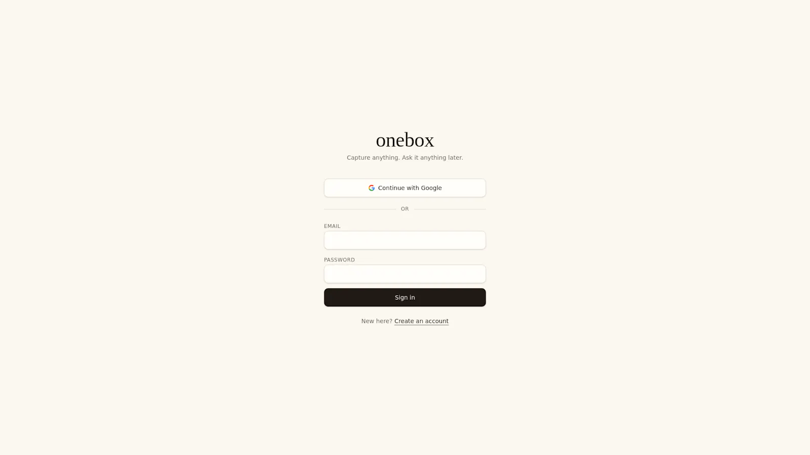 ONEBOX  screenshot 1