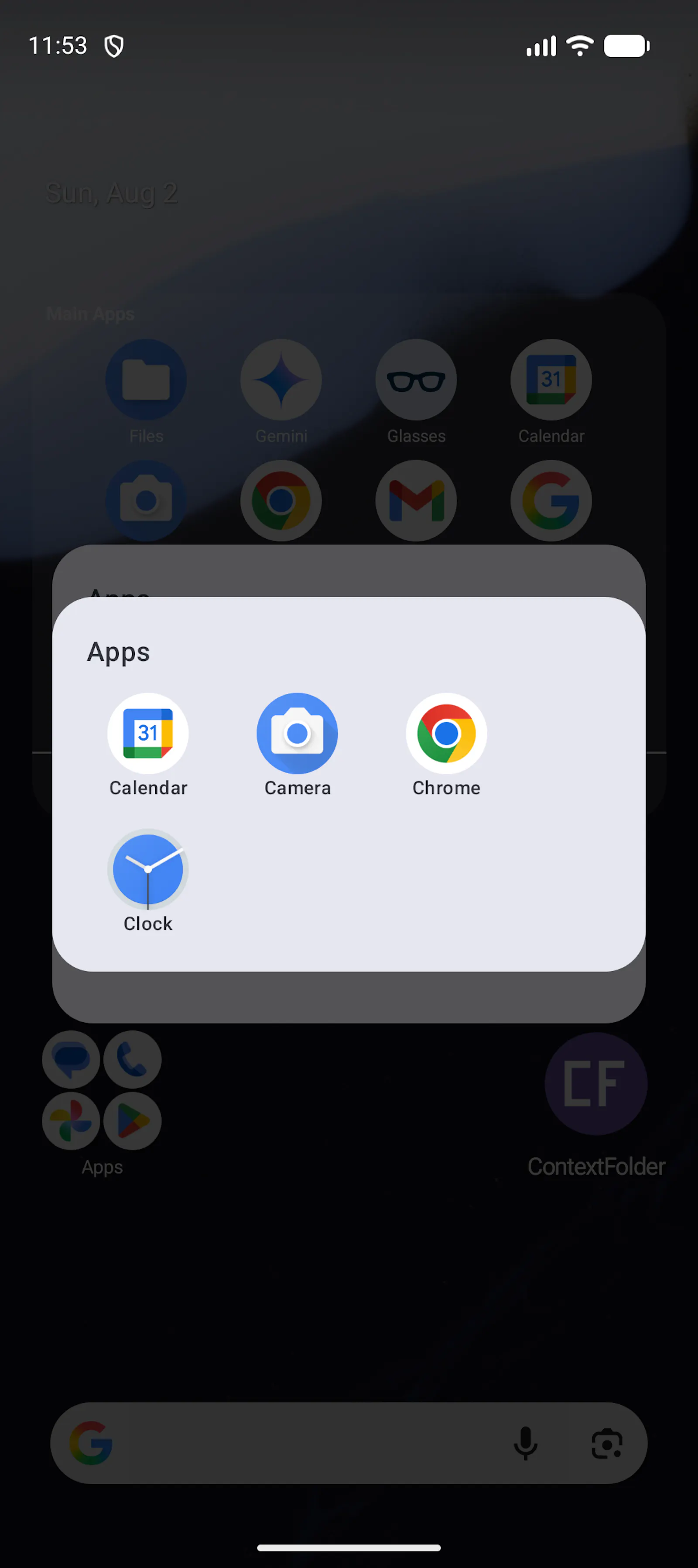 ContextFolder screenshot 1