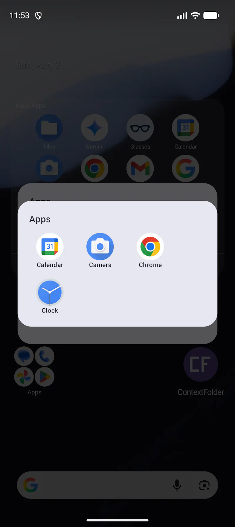 ContextFolder screenshot 1