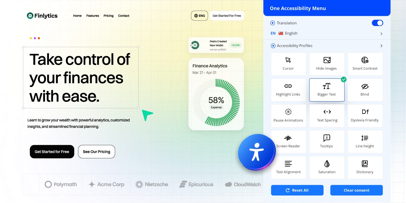 One Accessibility gallery image