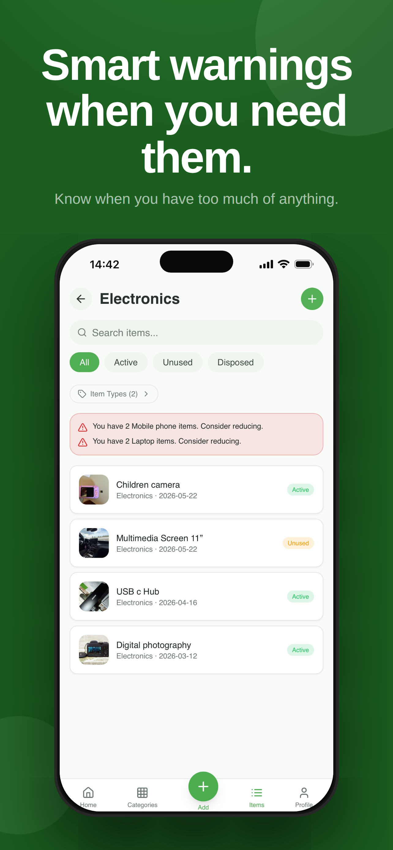 Ownly - Personal Inventory Tracker gallery image