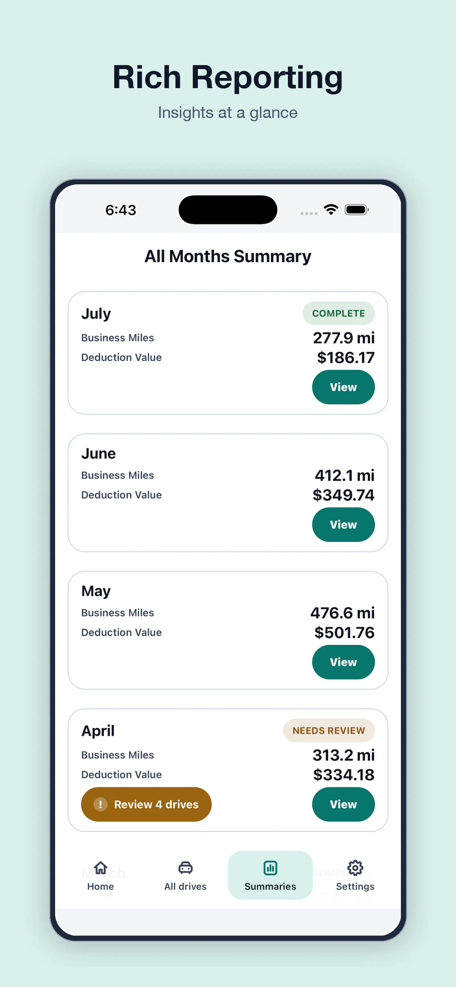 MileClerk: Auto Mile Tracker screenshot 8