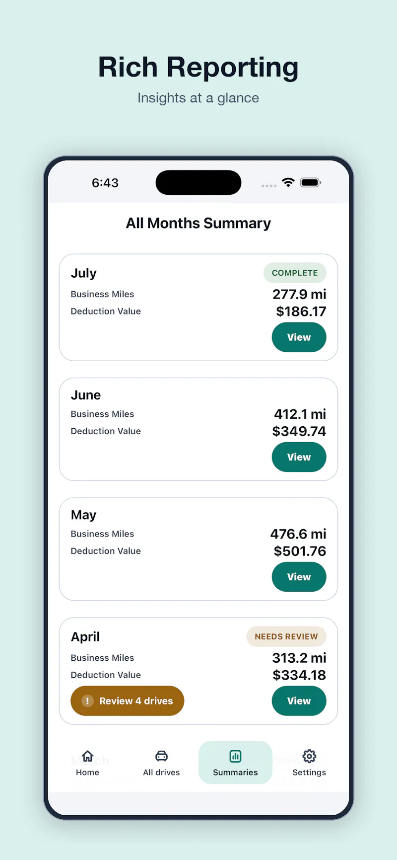 MileClerk: Auto Mile Tracker screenshot 8