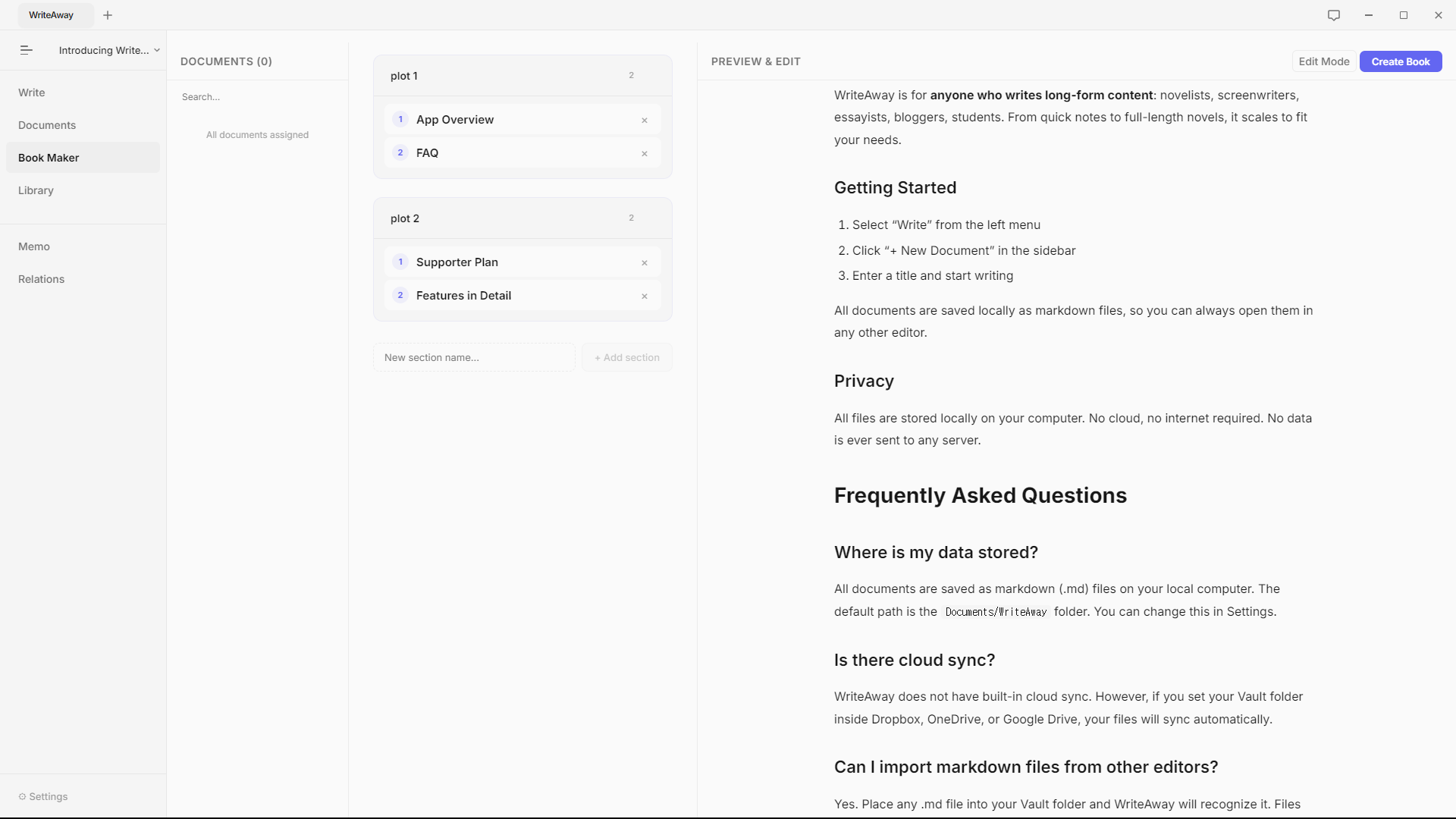 WriteAway gallery image