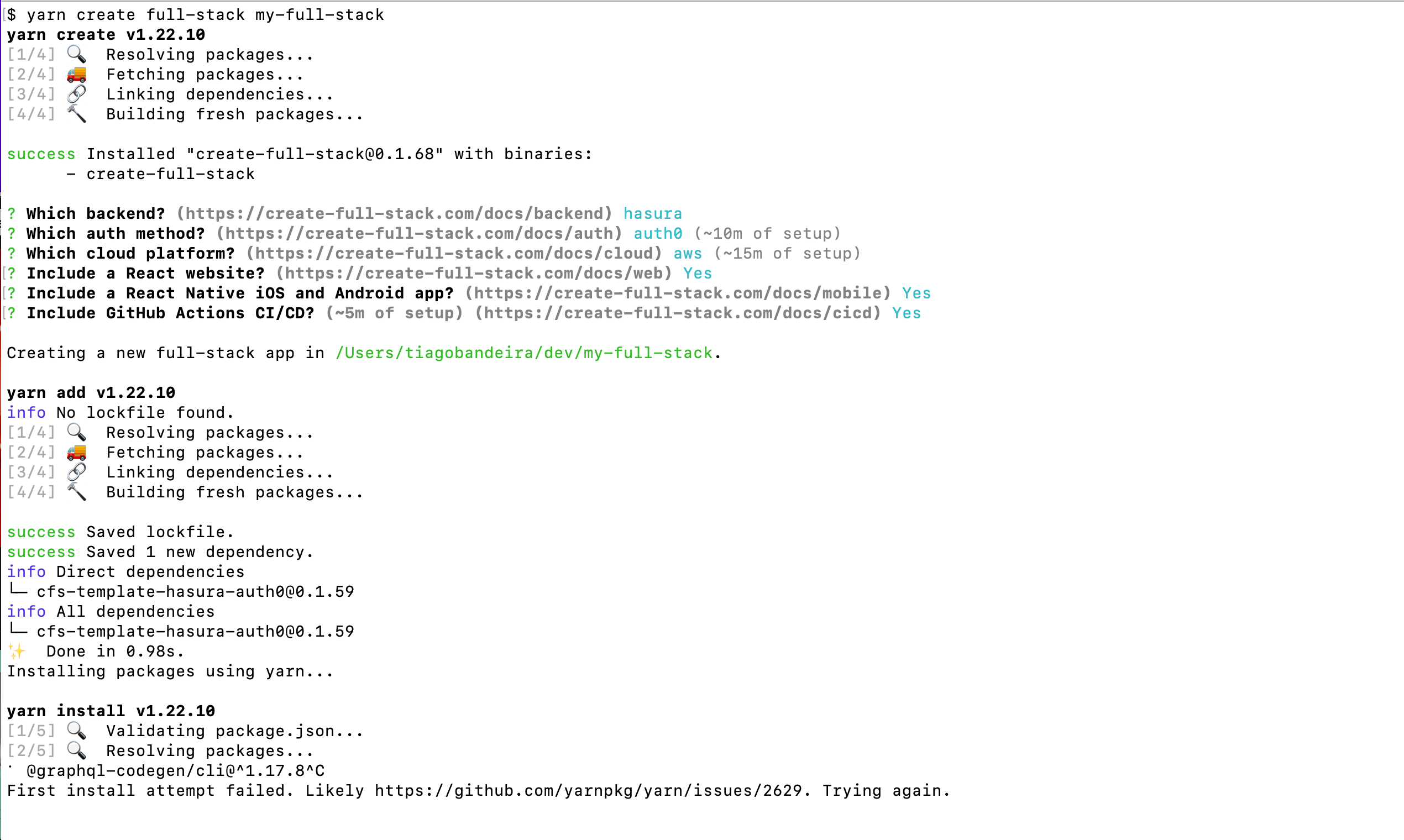 Create Full Stack gallery image