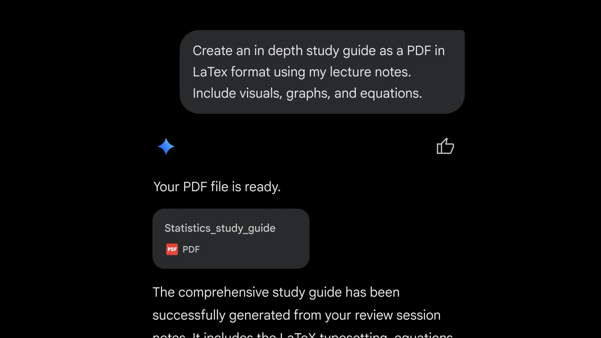 File Generation in Gemini screenshot 5
