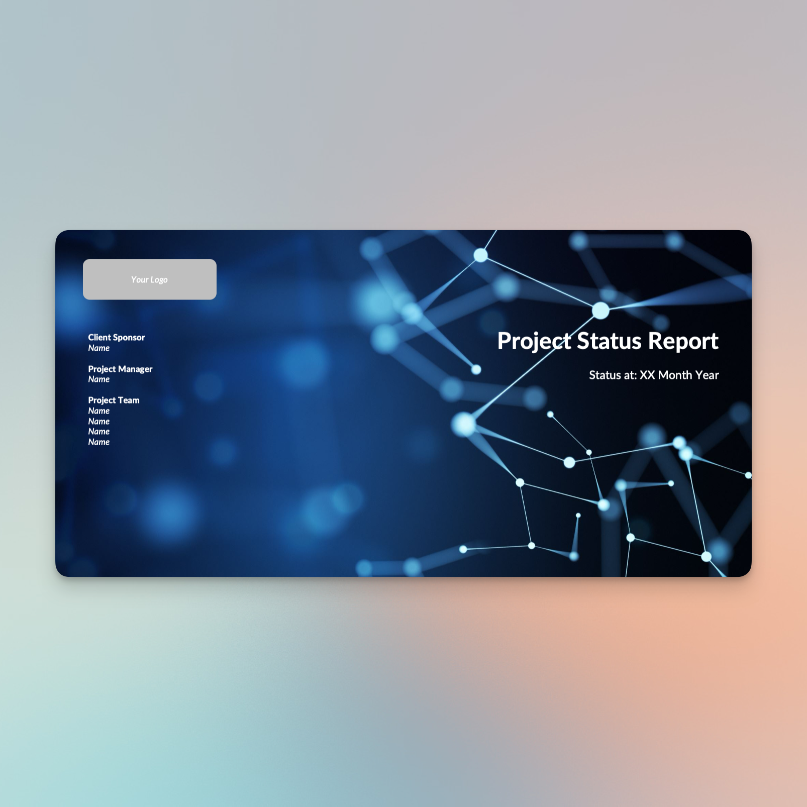 Project Status Report Template & Guide