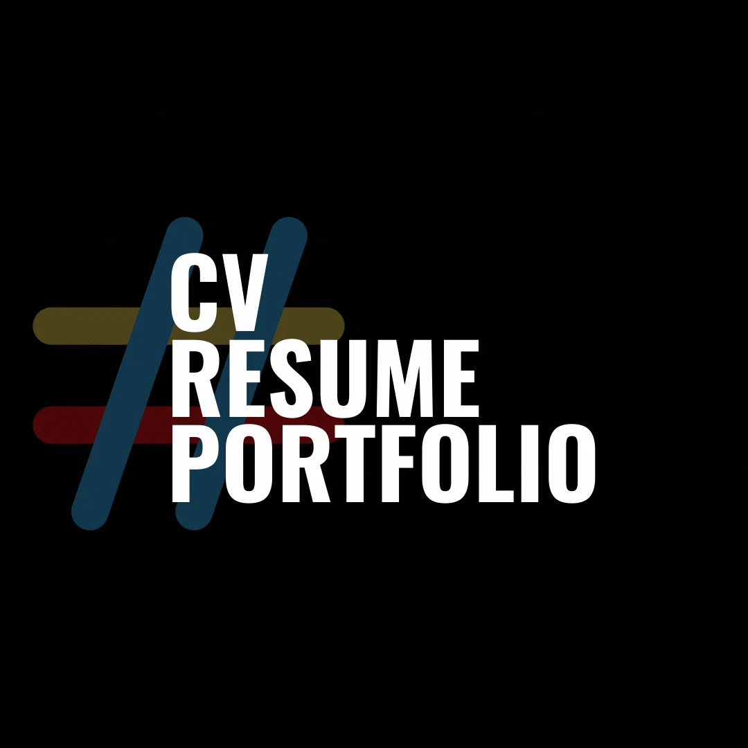 CV/Resume & Portfolio