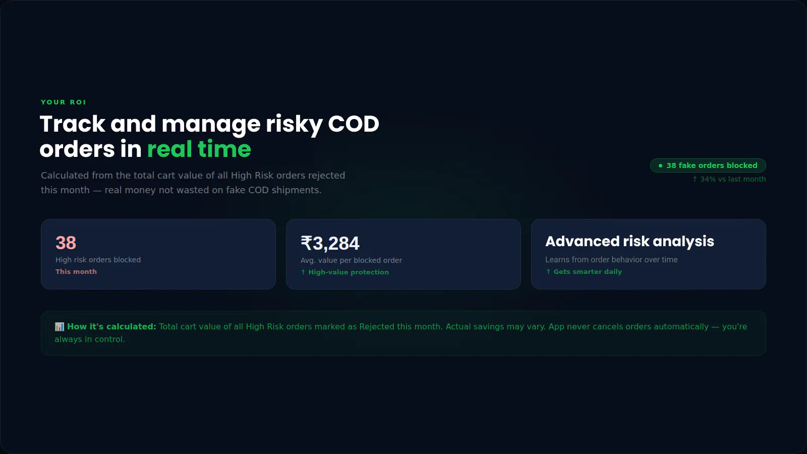 TrueCOD-COD Fraud Protection  screenshot 3