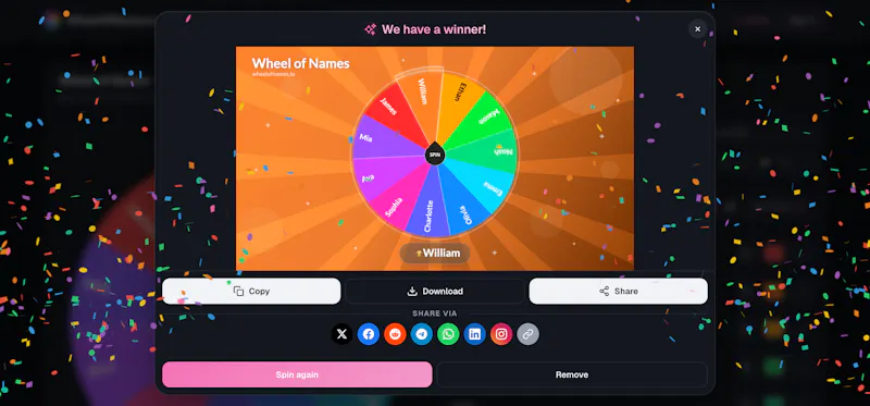Wheel of Names screenshot 2