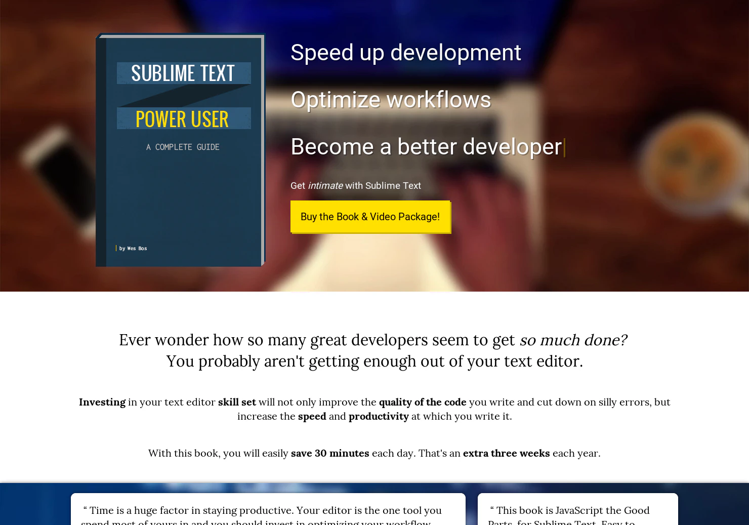 Sublime Text Power User