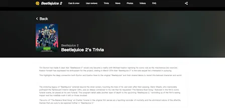 Beetlejuice 2 all online infos gallery image