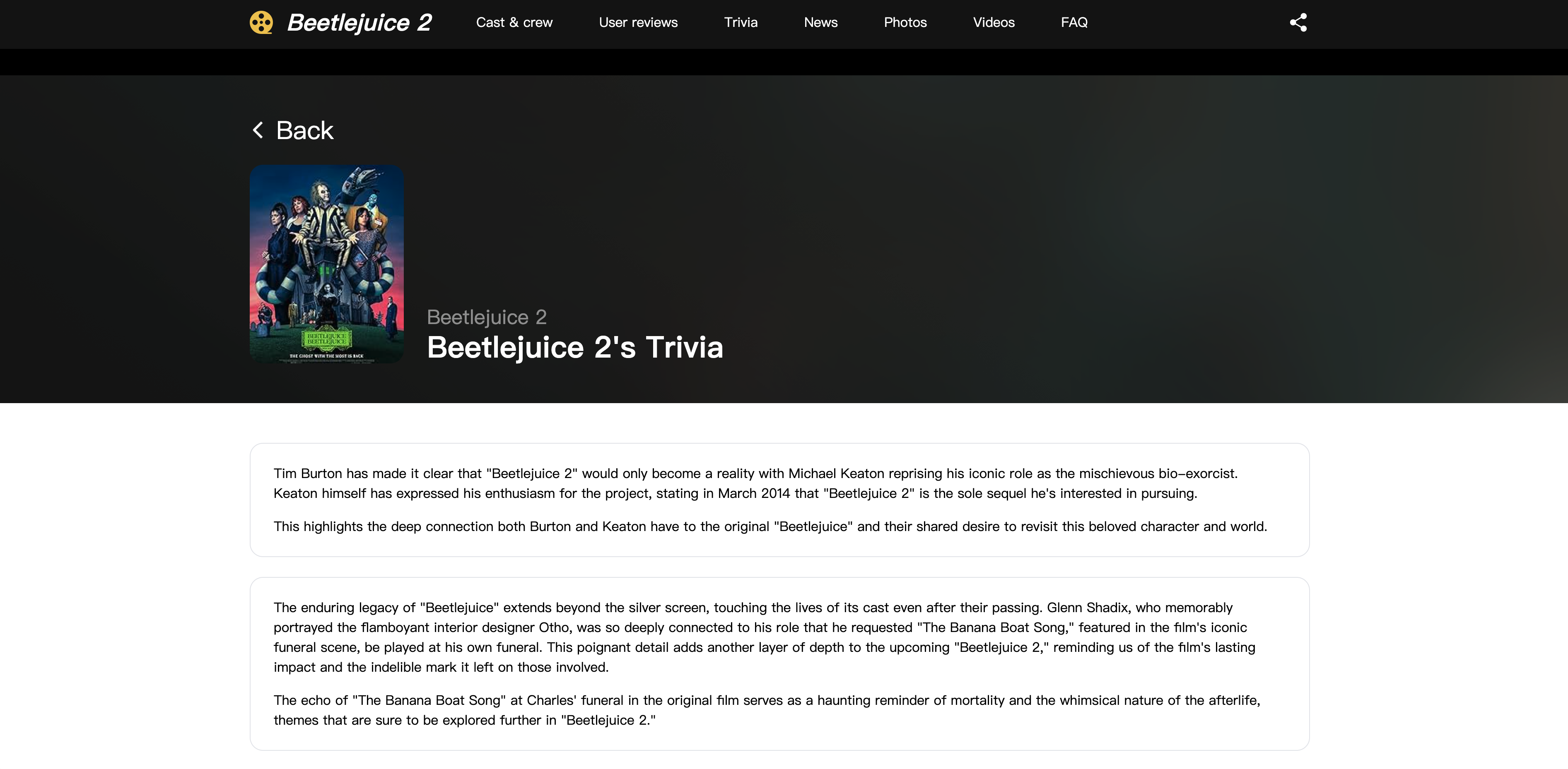 Beetlejuice 2 todos los infos en línea media 1
