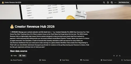 Creator Revenue Hub 2026 gallery image
