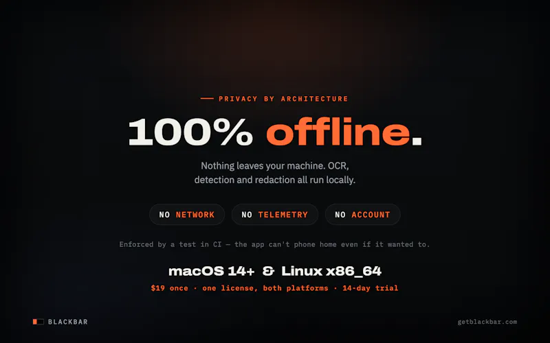 Blackbar screenshot 3