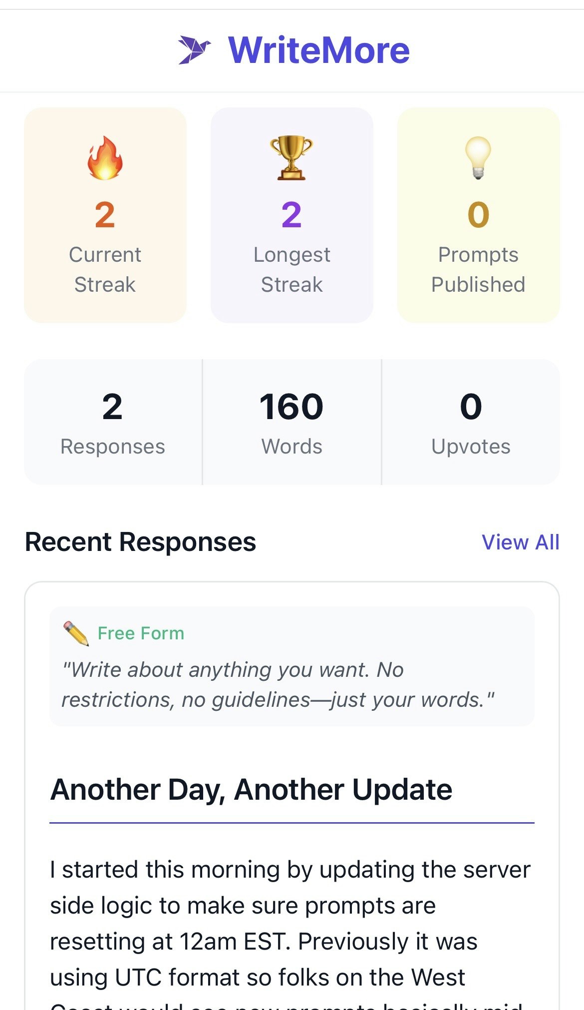WriteMore - Screenshot 3 showing product features and functionality