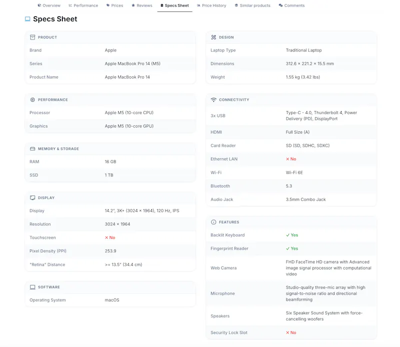SpecsMedia screenshot 3