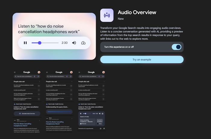 Audio Overview产品图