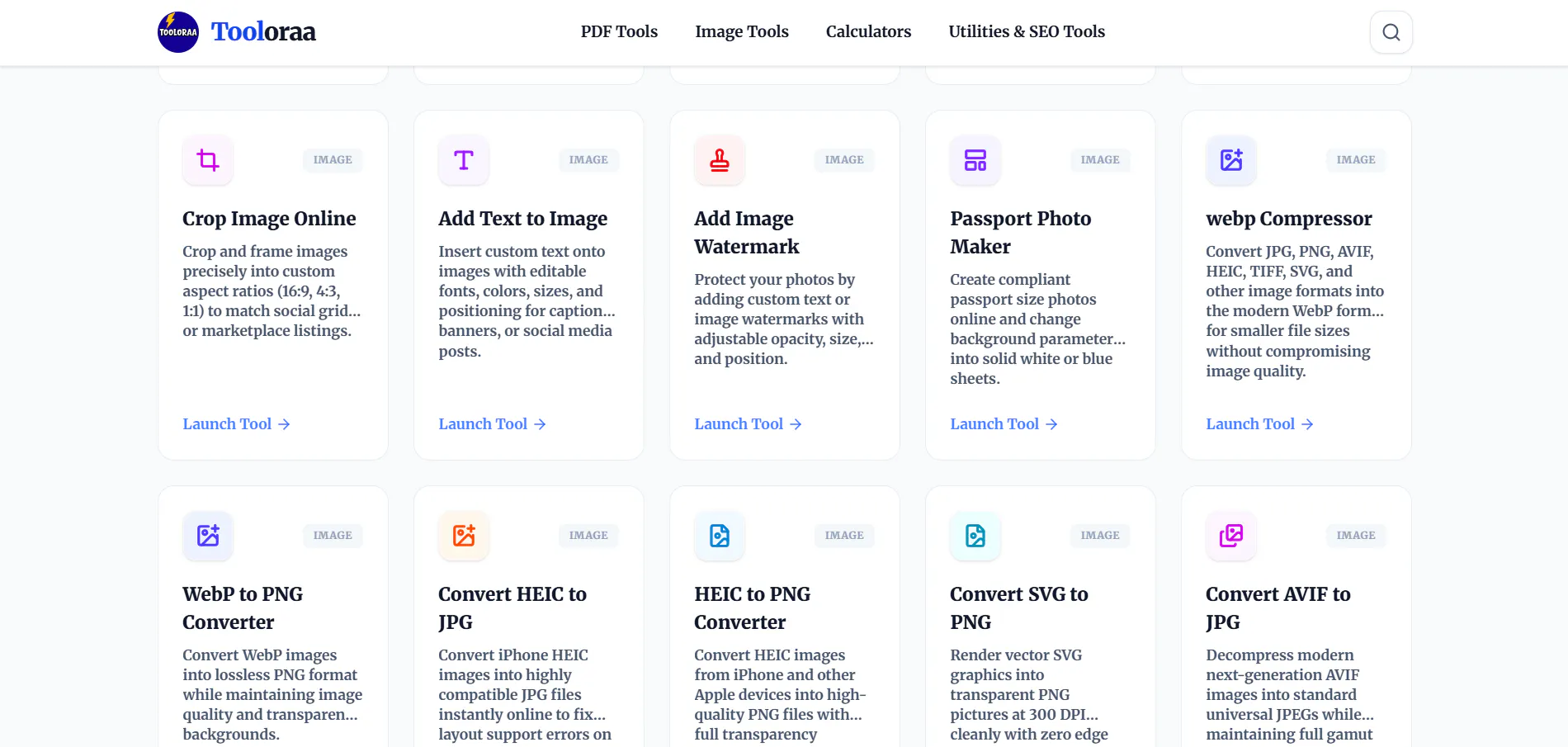 Tooloraa screenshot
