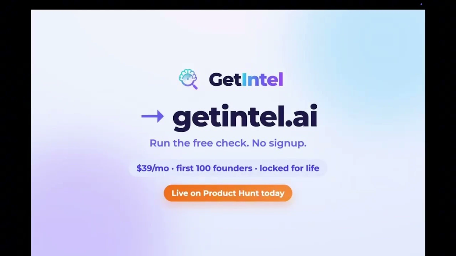 GetIntel - AI Visibility Tool screenshot 1 (video preview)