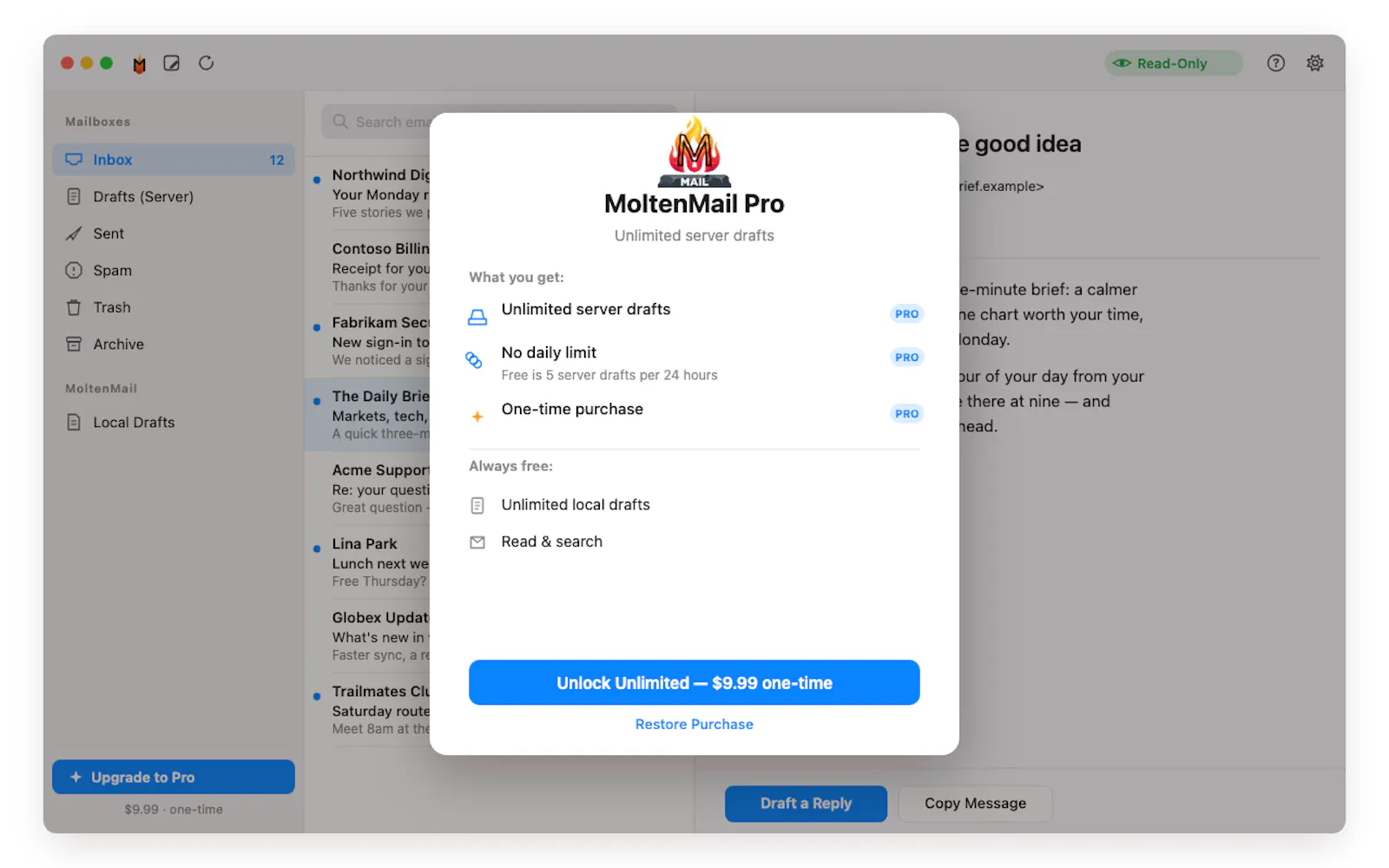 Molten Mail screenshot 9