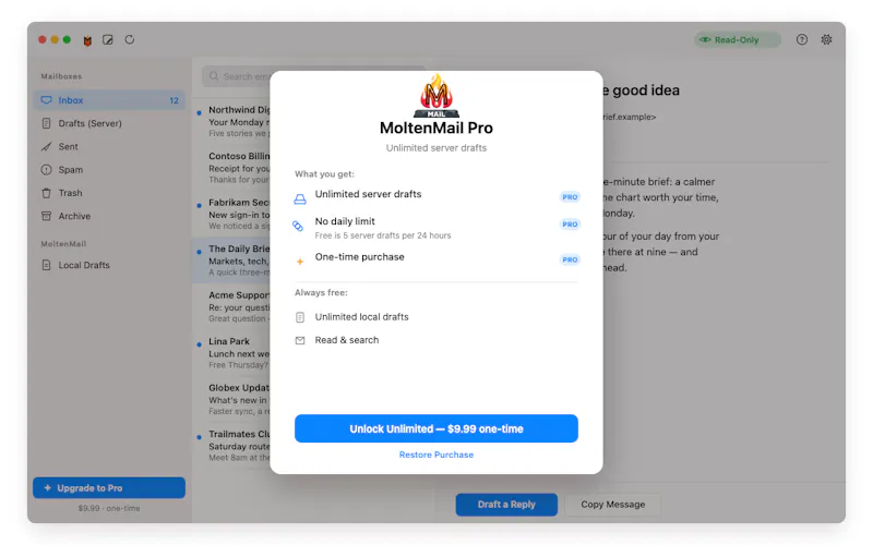 Molten Mail screenshot 9