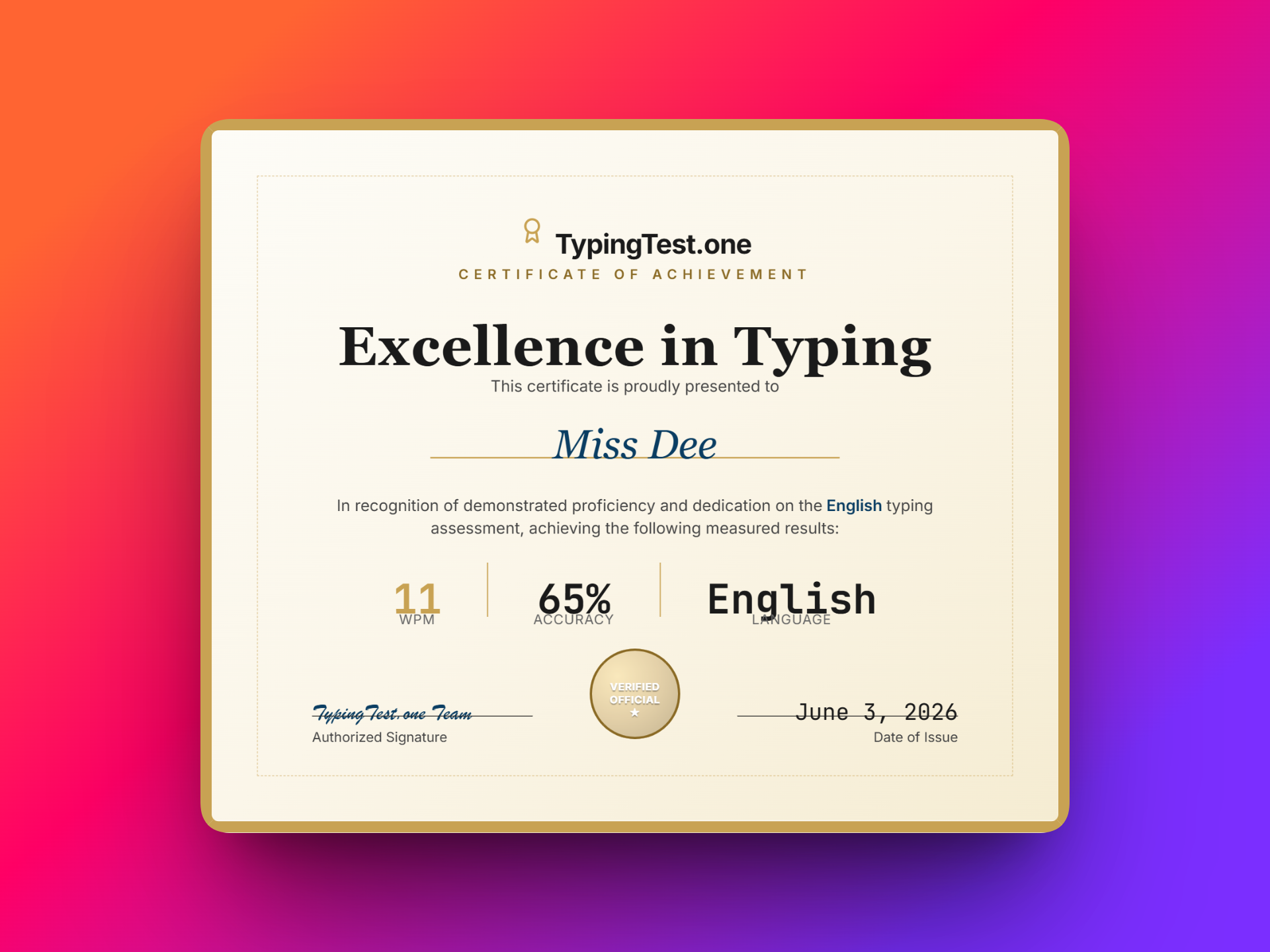 TypingTest.one gallery image