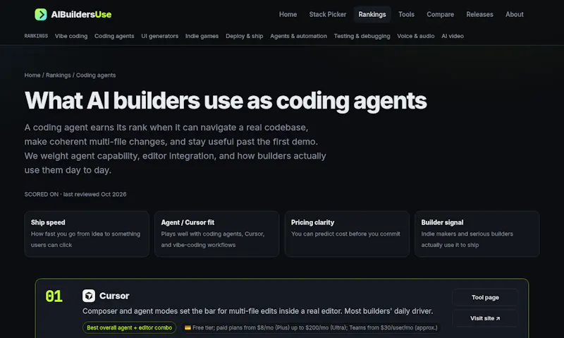 AI Stack Picker by AIBuildersUse screenshot 1