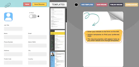Create Free Resume gallery image