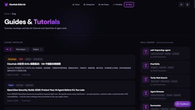 ClawHub Skills Lib gallery image