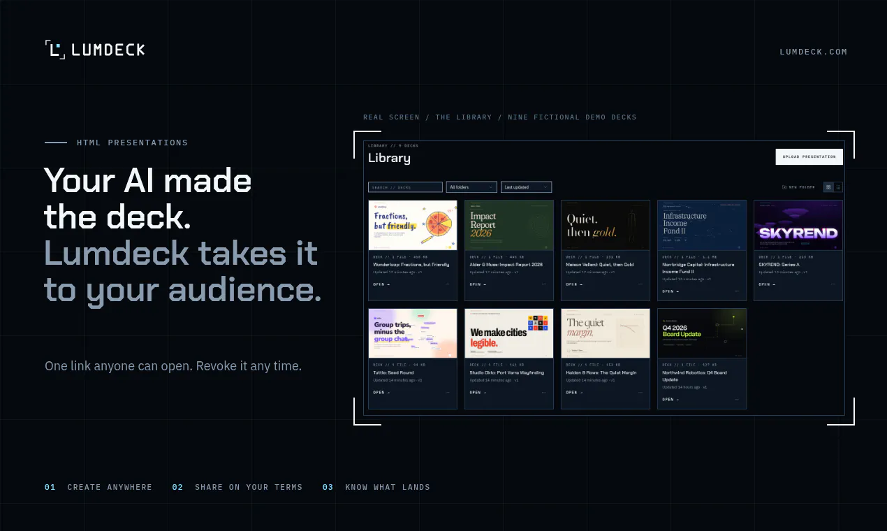 Lumdeck gallery image