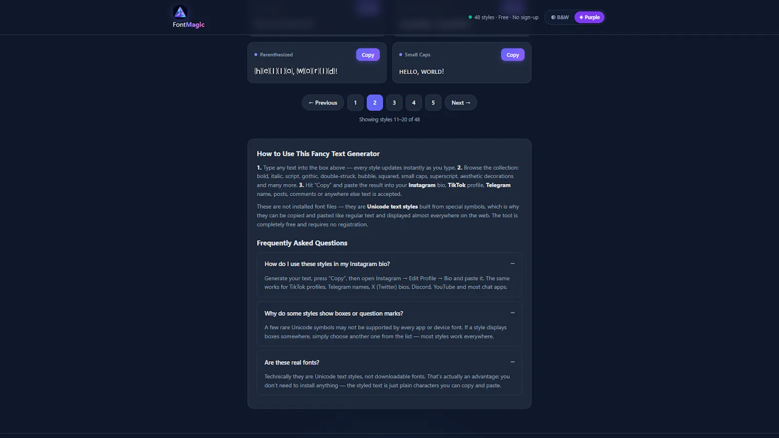 FontMagic screenshot 2