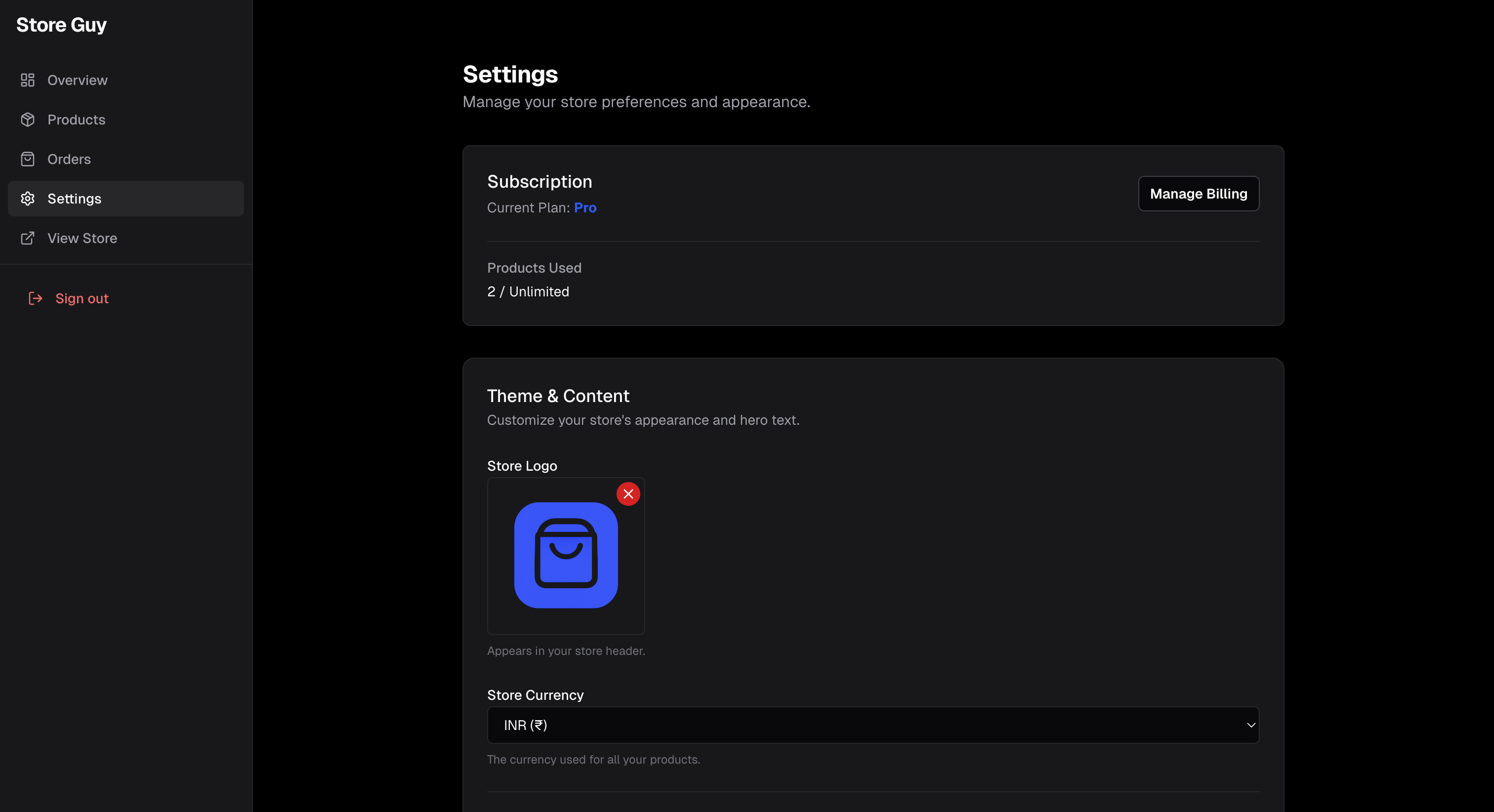 Store Guy - Screenshot 5 showing product features and functionality