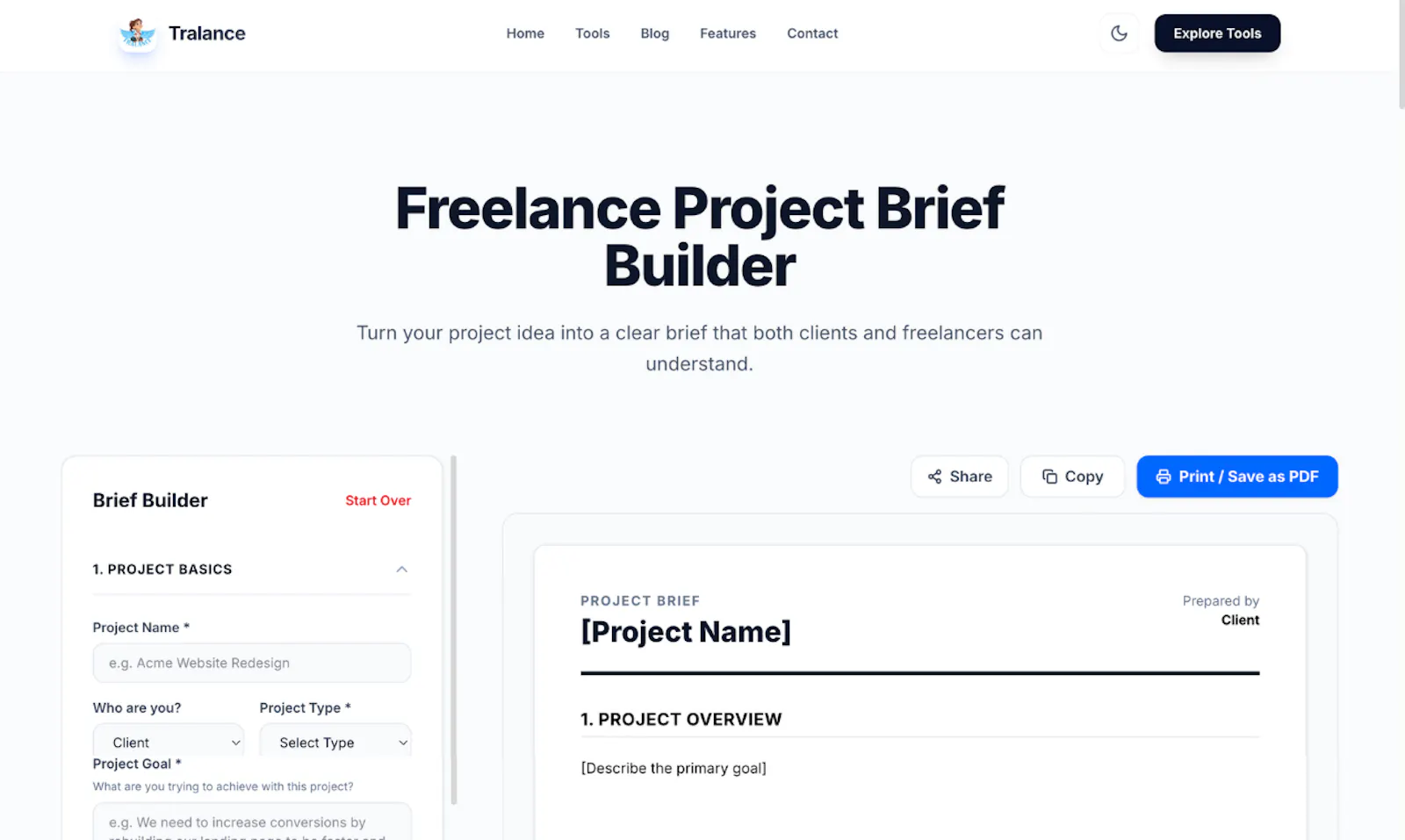 Tralance screenshot 6