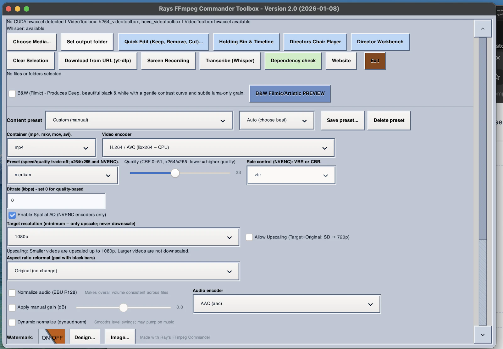 FFmpeg Commander Video Toolbox screenshot 8