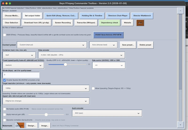 FFmpeg Commander Video Toolbox screenshot 8