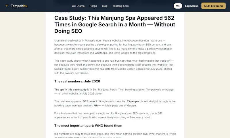 TempahKu screenshot 3
