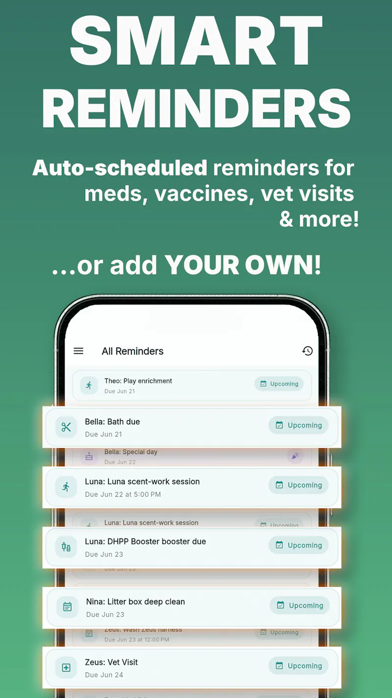 Teranima: Pet Care Tracker screenshot 3