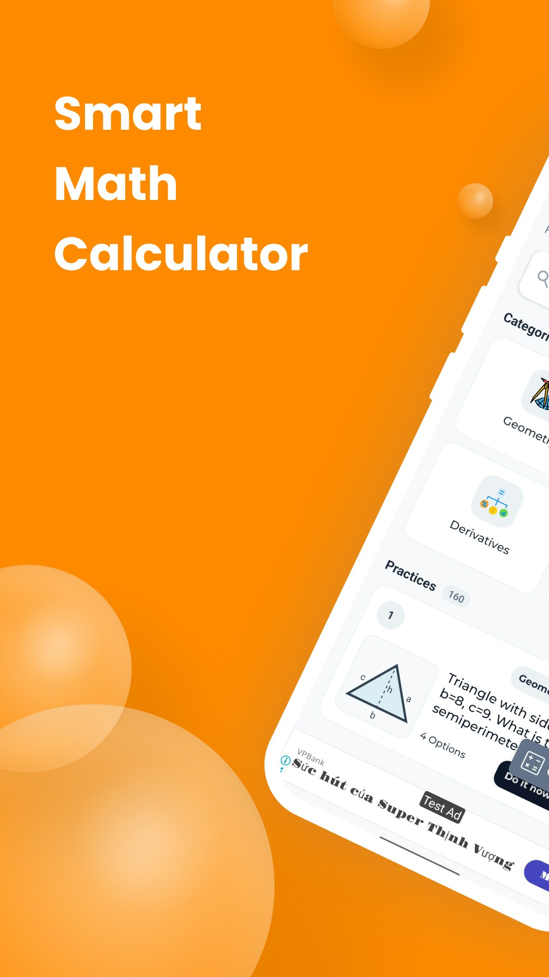 Maths Calc - Learn & Solve - Main product screenshot demonstrating key features and user interface