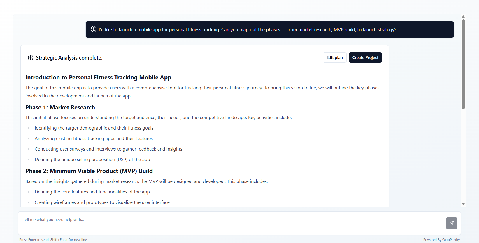 OctoPlexity - From Idea to Execution. Fast, Focused Project Planning media 4