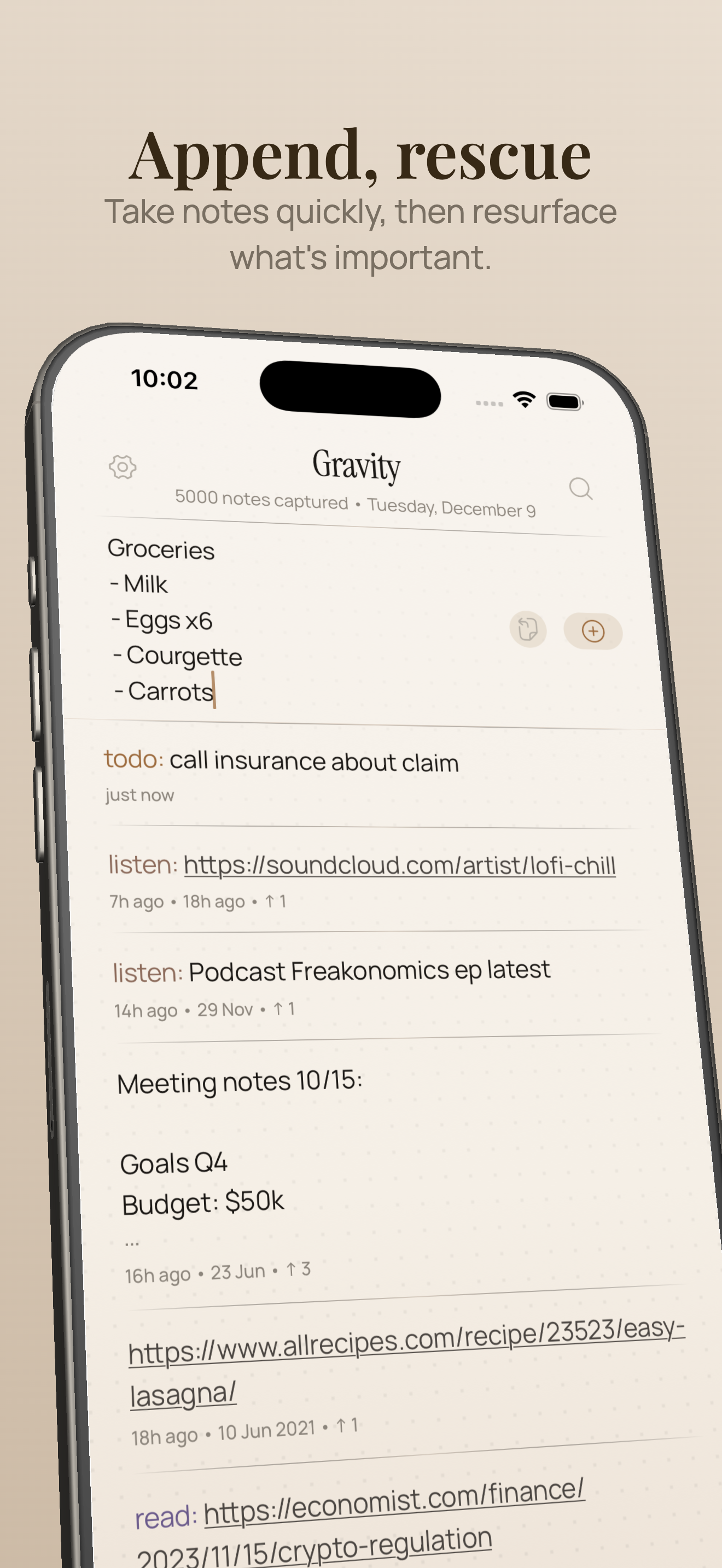 Gravity — Simple Notes gallery image