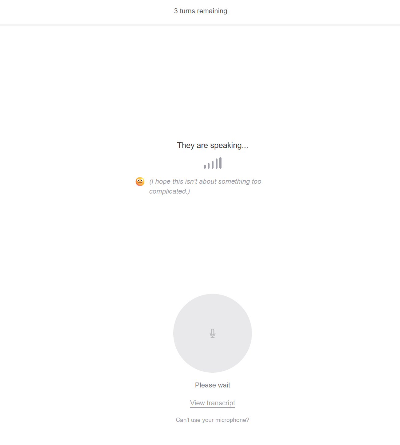 Talk-Rehearsal - Screenshot 3 showing product features and functionality