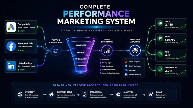 TechX Performance Marketing System screenshot 1