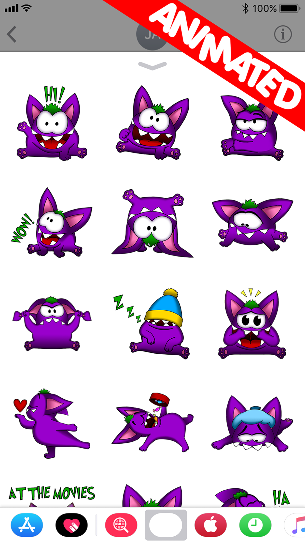 PURPLE GREMLIN (animated) gallery image