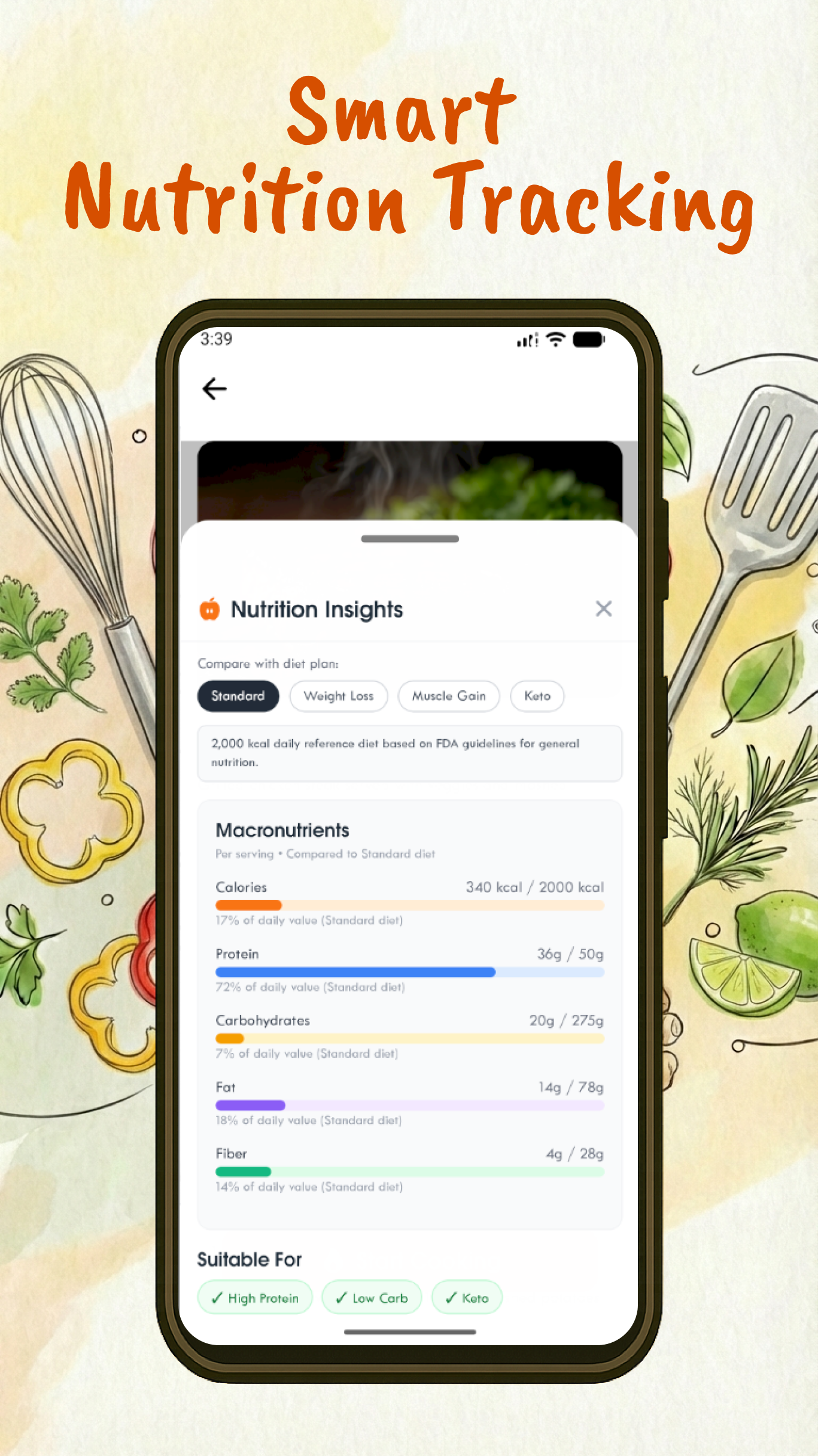 ChefBit - AI Recipe & Cooking - Screenshot 5 showing product features and functionality