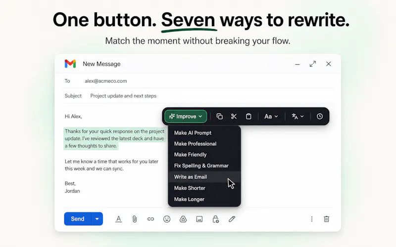 Write Better Assistant screenshot 3