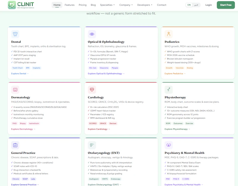 Clinit screenshot 3